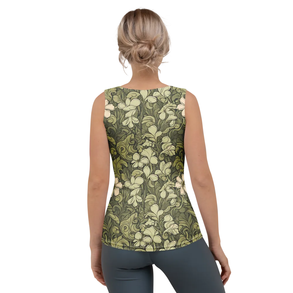 Olive Garden Hymn on Women's Tank Top — Back
