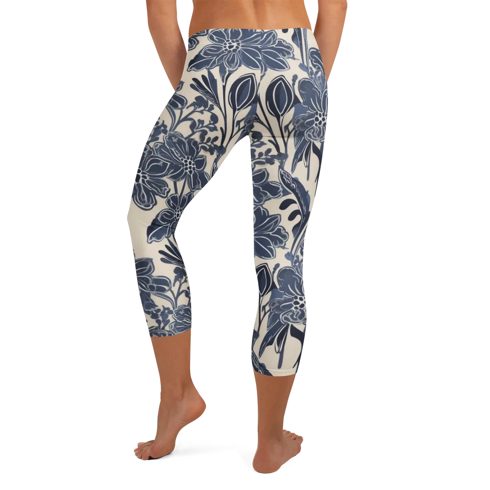 Bluebell Ledger on Capri Leggings — Back