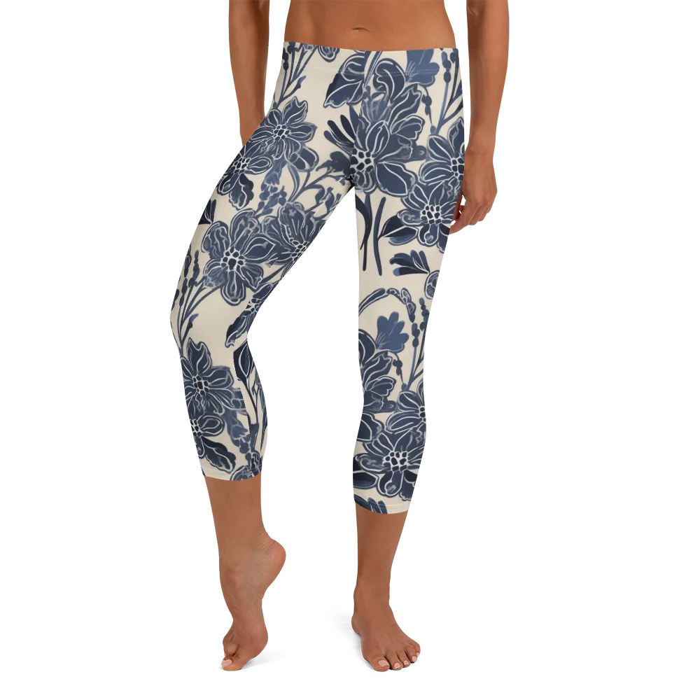 Bluebell Ledger on Capri Leggings — Front