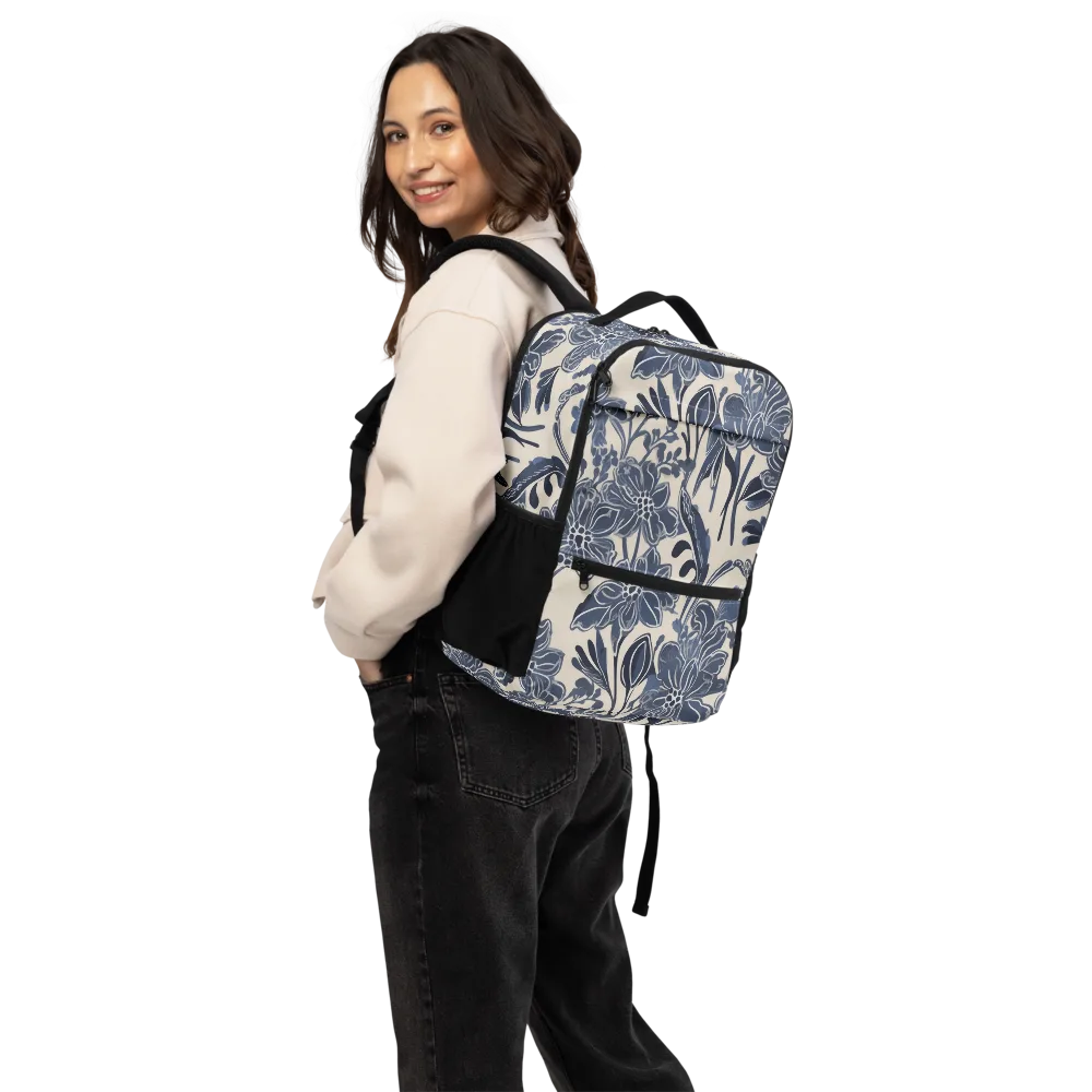 Bluebell Ledger on Utility Backpack — Back