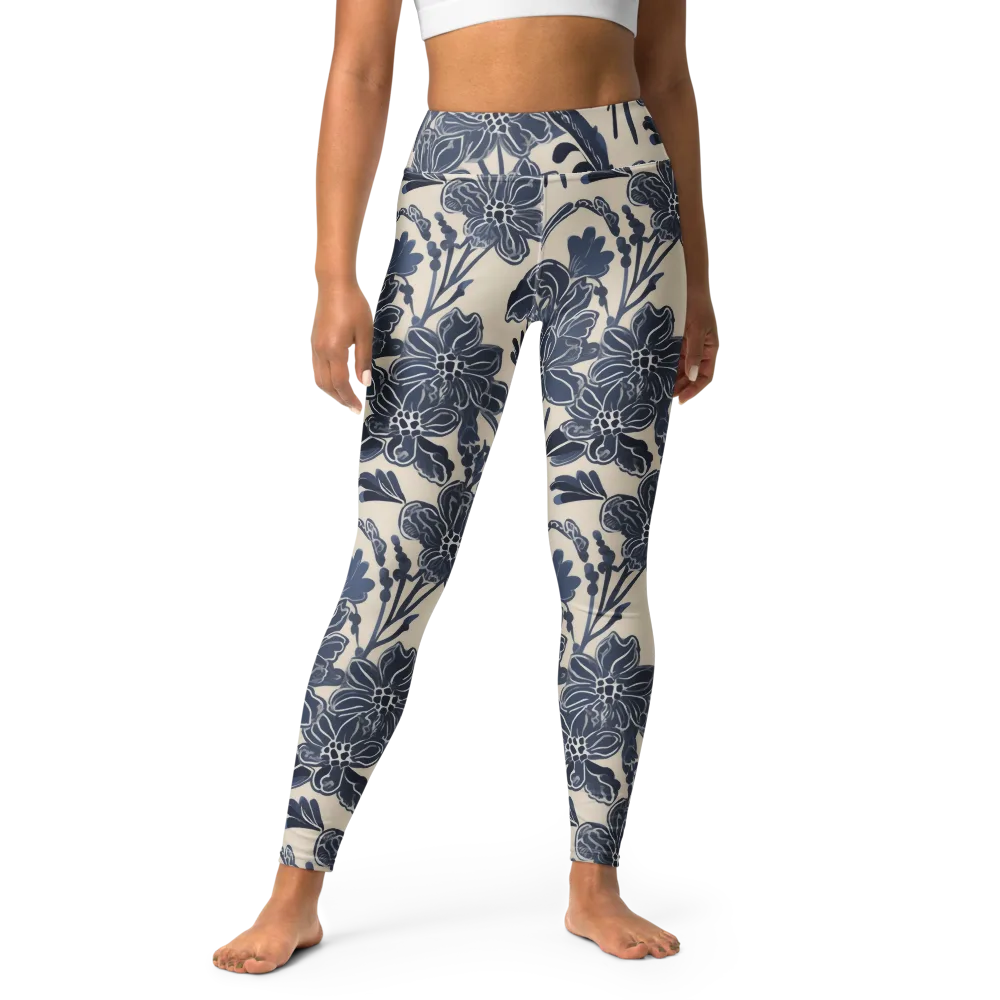 Bluebell Ledger on Yoga Leggings — Front