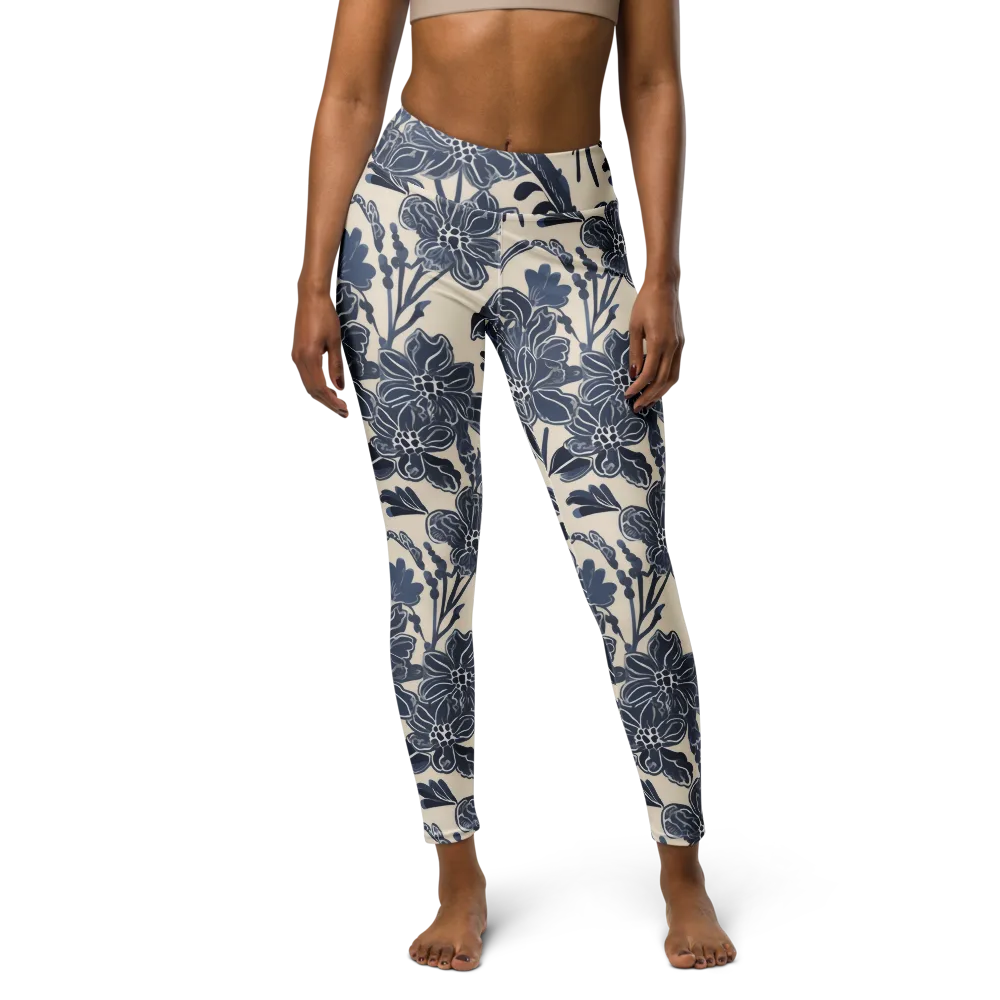 Bluebell Ledger on Yoga Leggings — Front