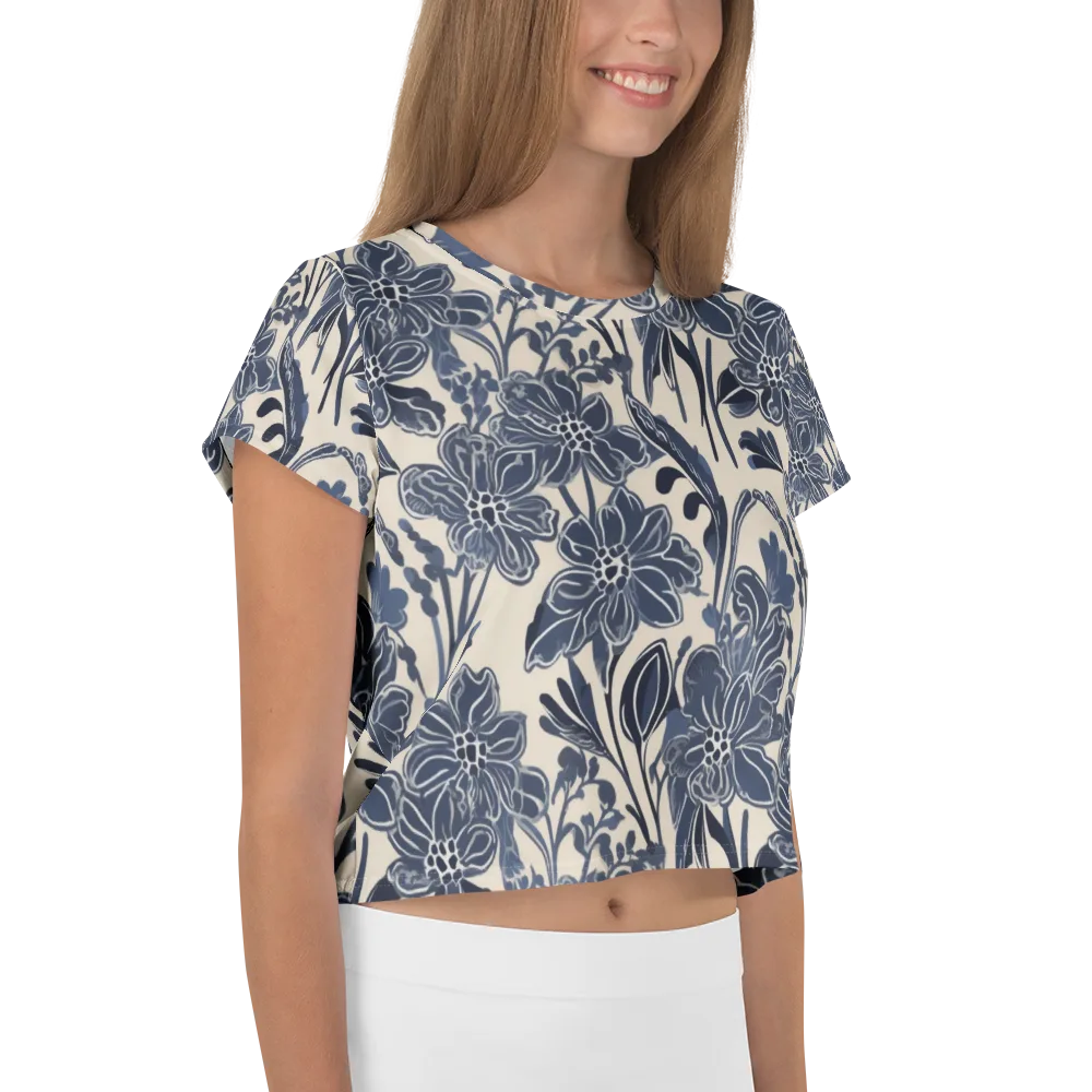 Bluebell Ledger on Crop Tee — Right