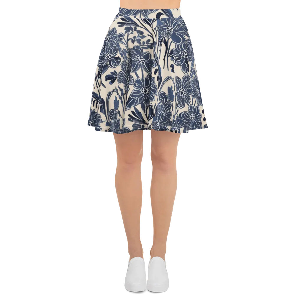 Bluebell Ledger on Skater Skirt — Front
