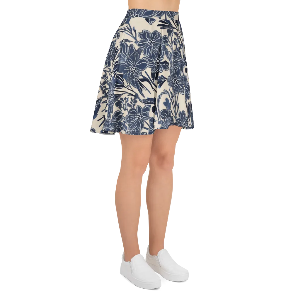 Bluebell Ledger on Skater Skirt — Right