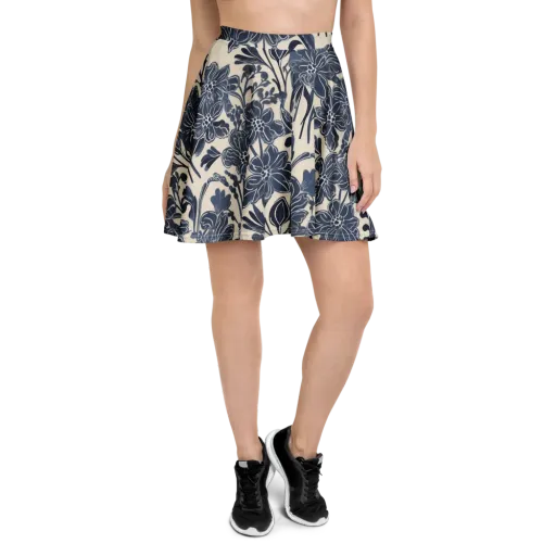 Bluebell Ledger on a Skater Skirt