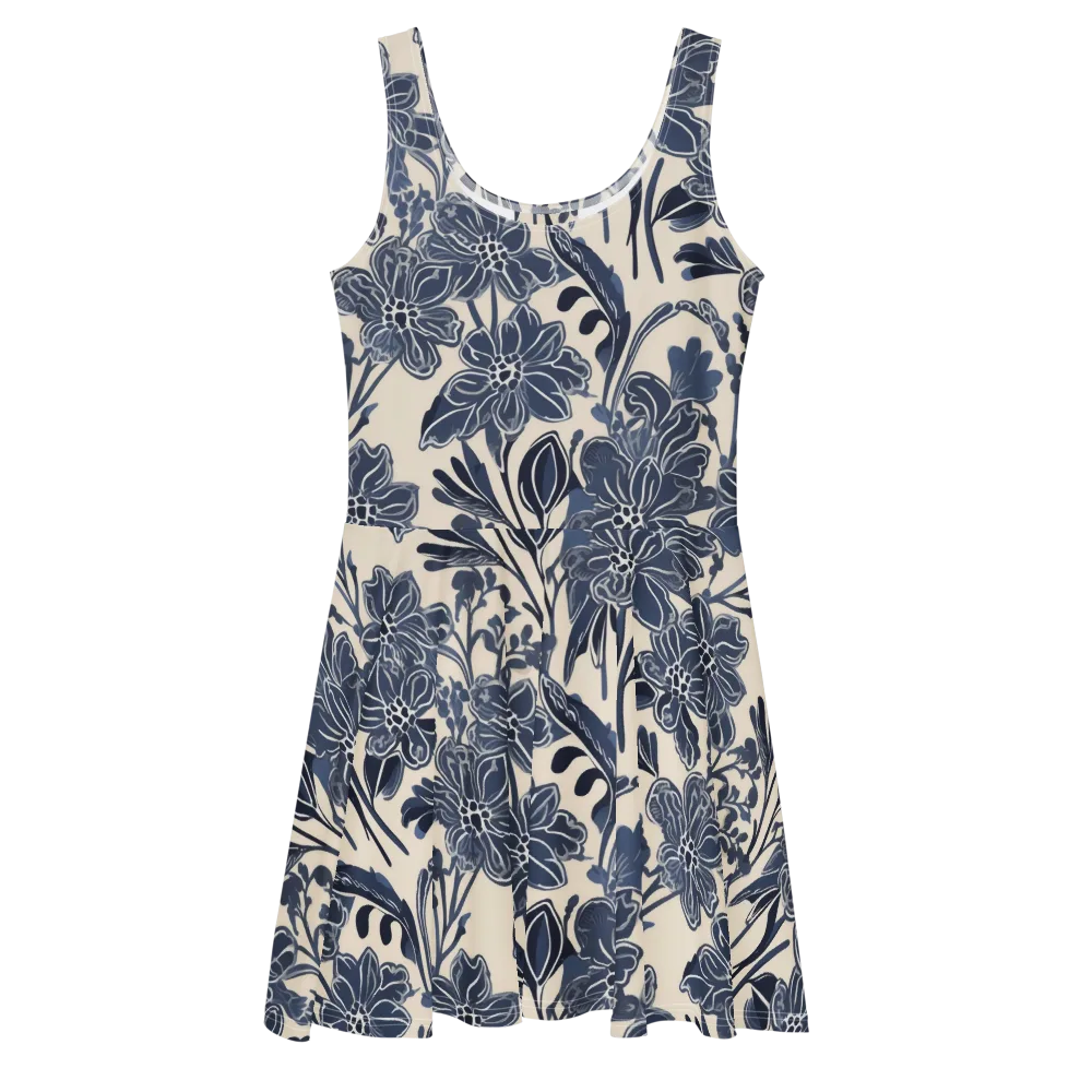 Bluebell Ledger on Skater Dress — Front