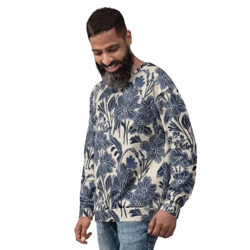 Bluebell Ledger on a Sweatshirt