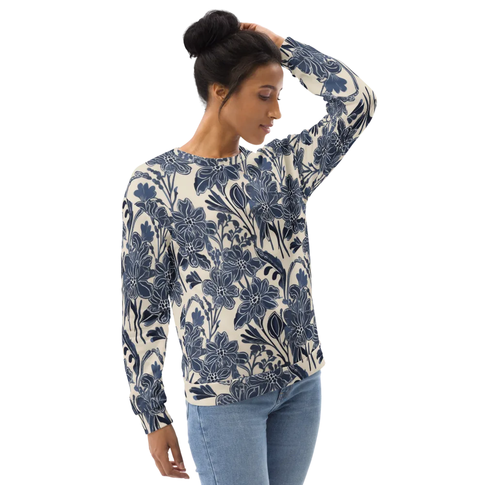 Bluebell Ledger on Sweatshirt — Right Front