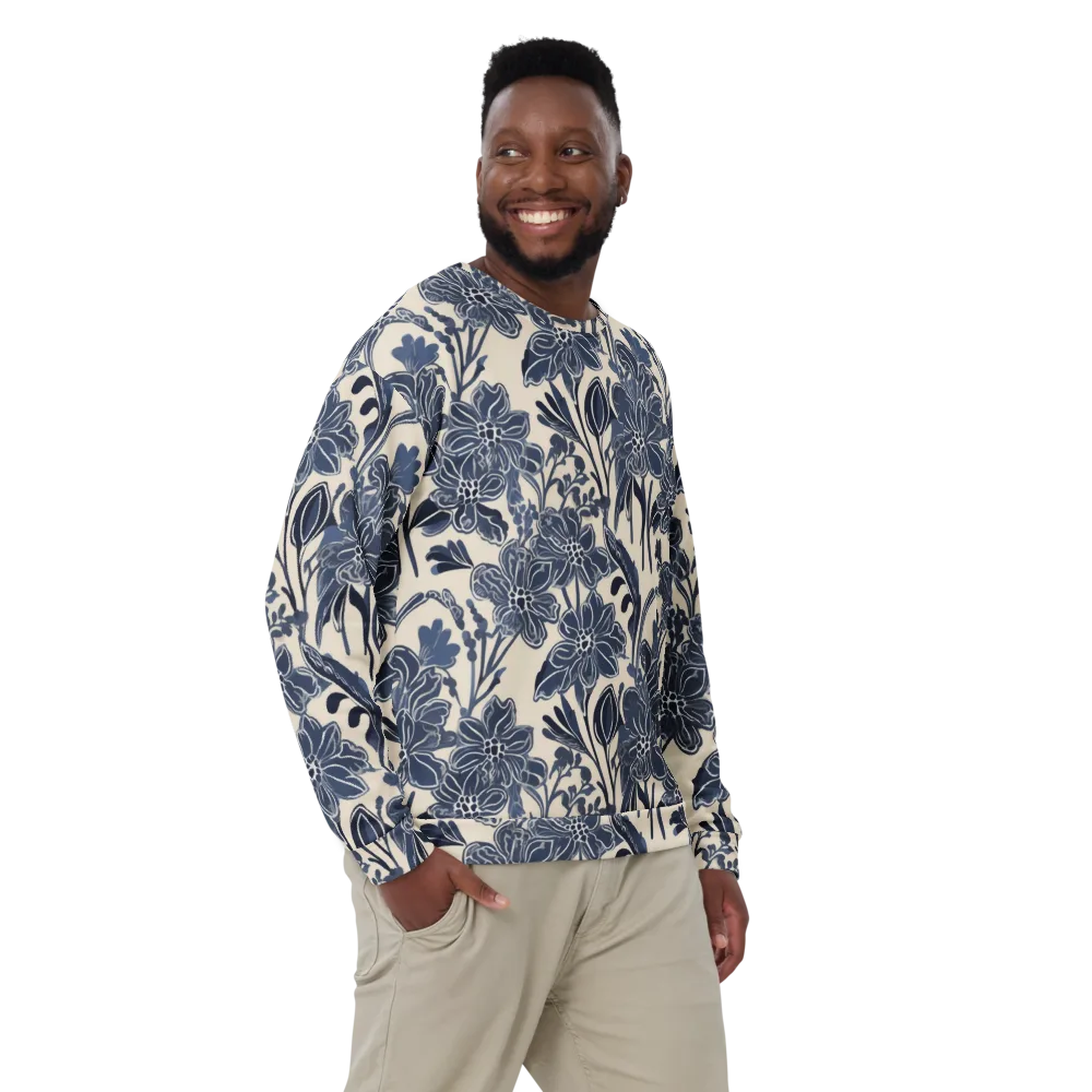 Bluebell Ledger on Sweatshirt — Front