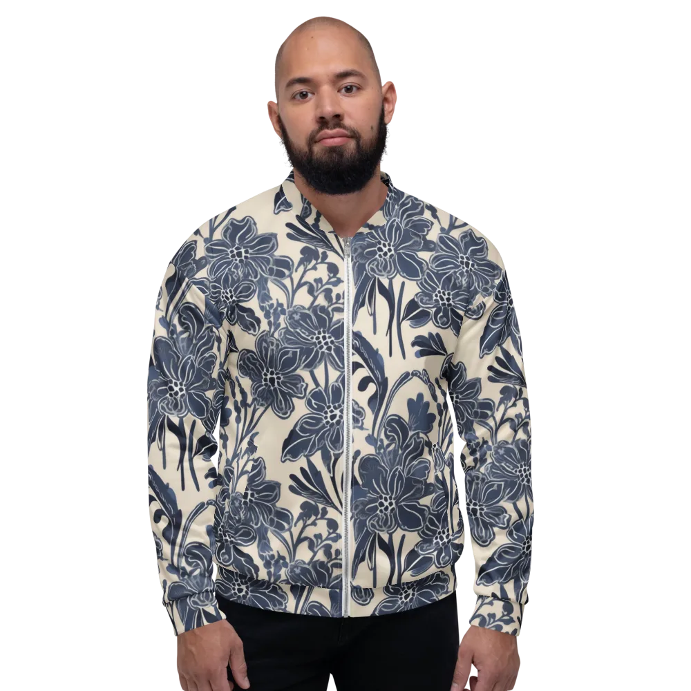 Bluebell Ledger on Bomber Jacket — Front