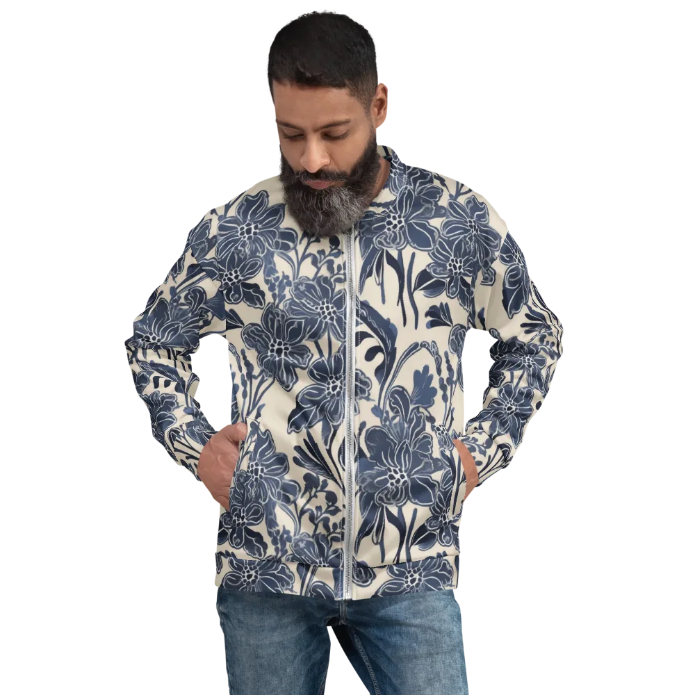 Bluebell Ledger on Bomber Jacket — Front