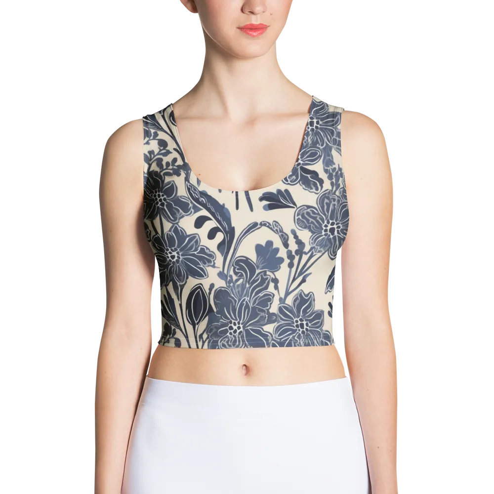 Bluebell Ledger on Crop Top — Front