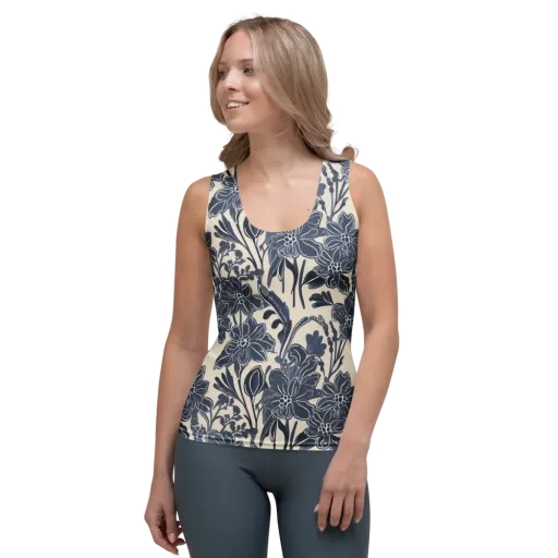 Bluebell Ledger on a Women's Tank Top