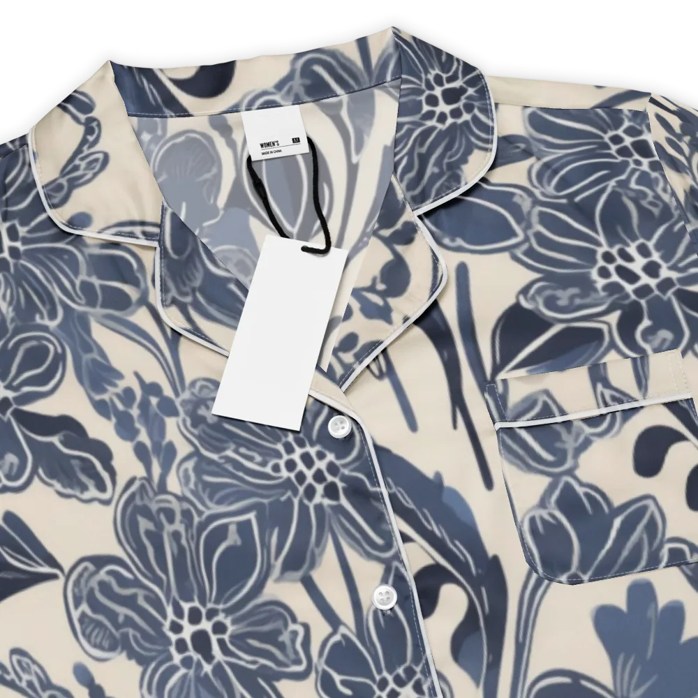 Bluebell Ledger on Women's Short Sleeve Pajama Top — Product details