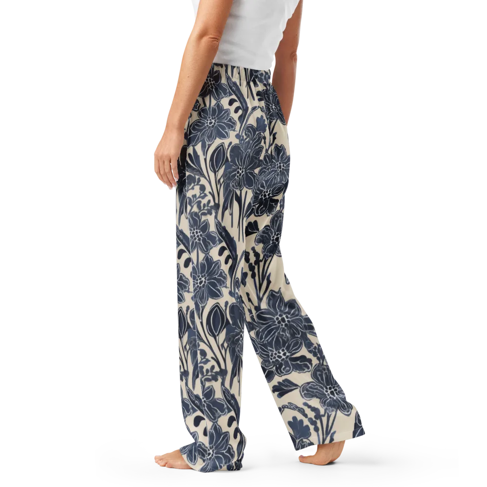 Bluebell Ledger on Women's Pajama Pants — Left