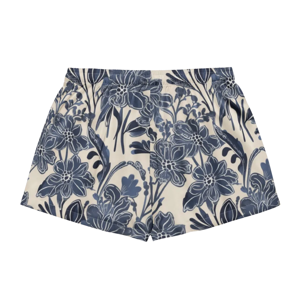 Bluebell Ledger on Women's Pajama Shorts — Back