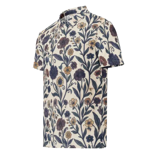 Dusk Garden on a Men's Slim Fit Polo Shirt