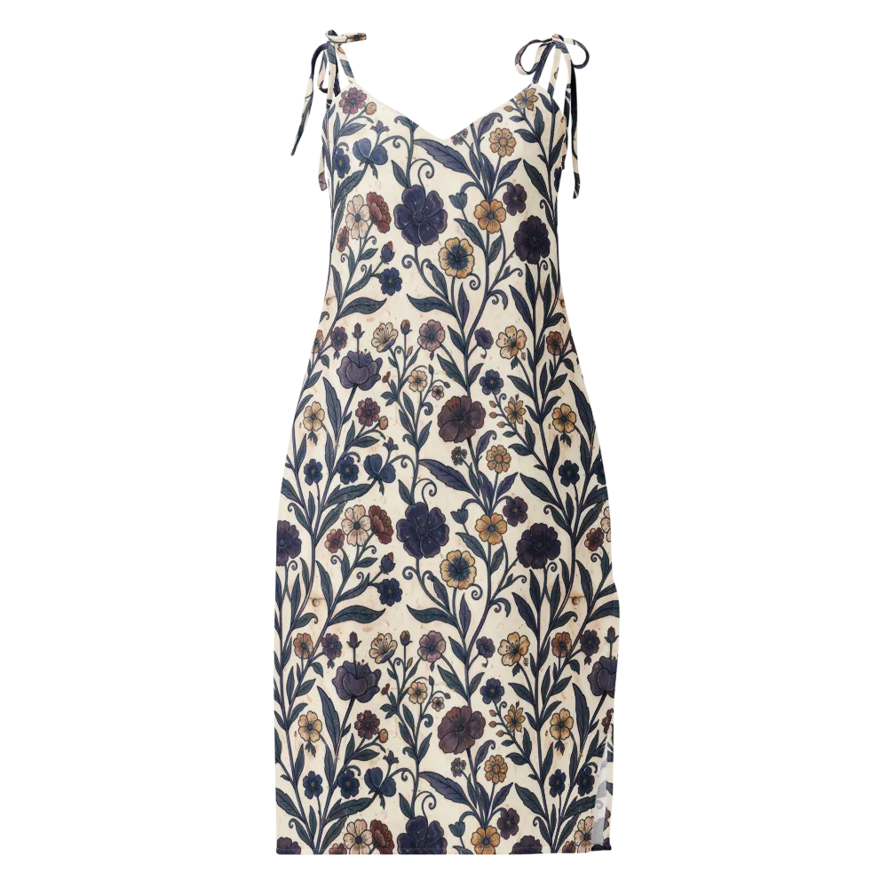 Dusk Garden on Slip Dress — Front