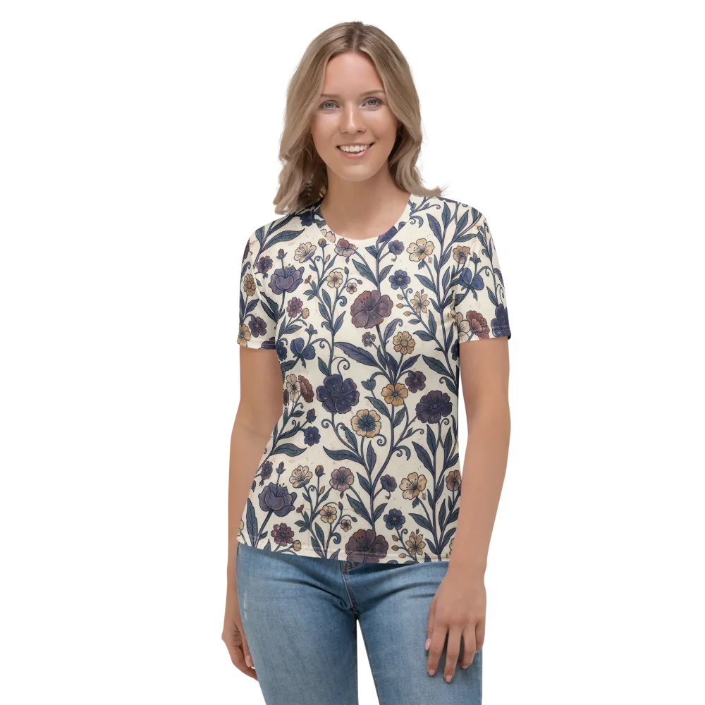 Dusk Garden on Women's Crew Neck T-Shirt — Front