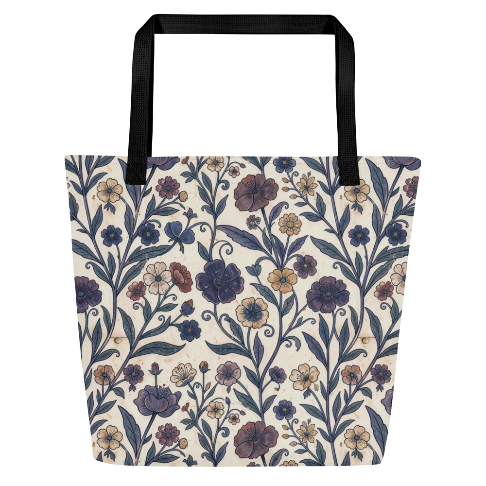 Dusk Garden on Large Tote Bag W/ Pocket — Front