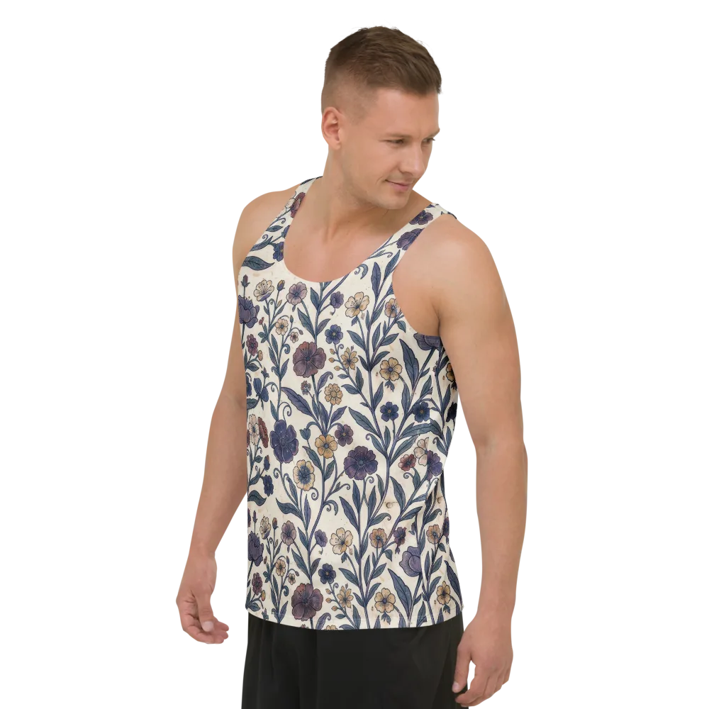 Dusk Garden on Men's Tank Top — Left Front