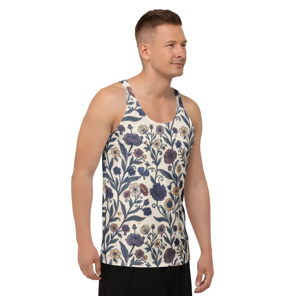 Dusk Garden on Men's Tank Top — Right Front