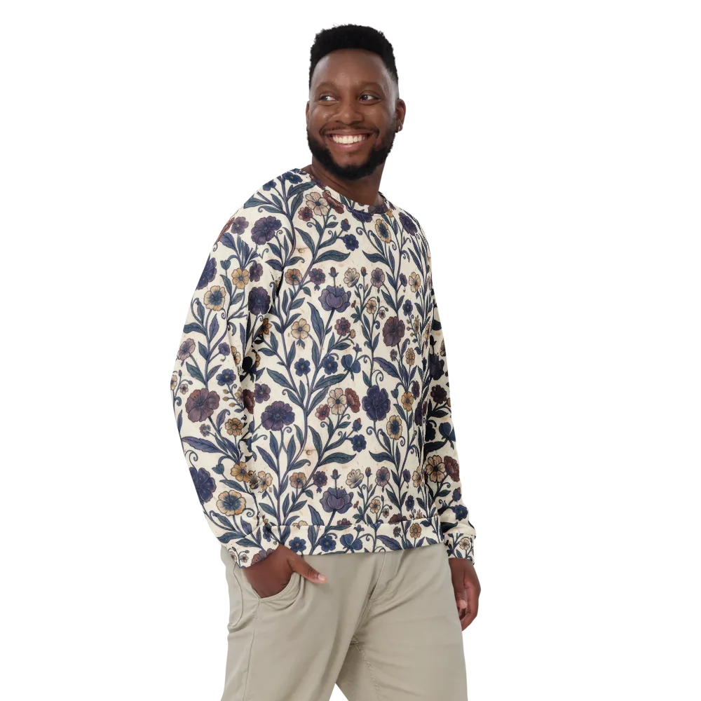 Dusk Garden on Sweatshirt — Front