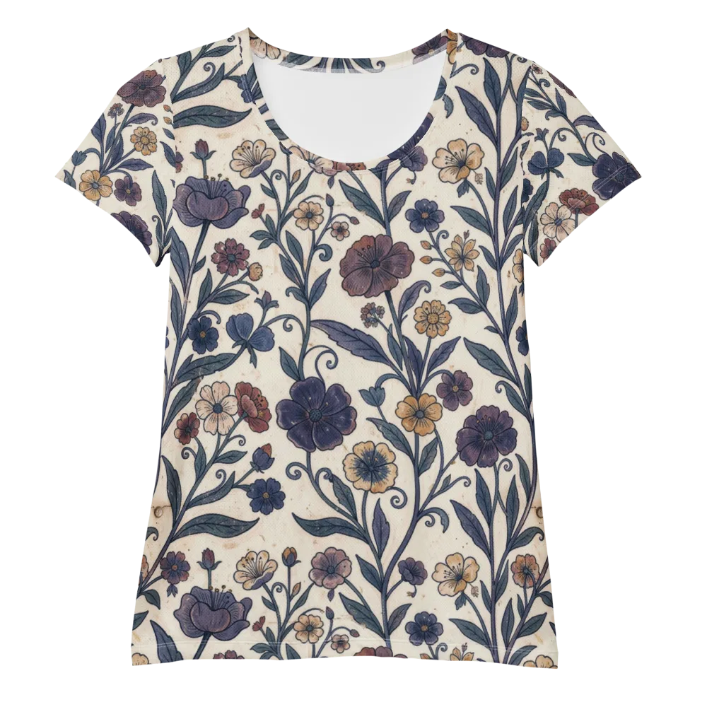Dusk Garden on Women's Athletic T-Shirt — Front