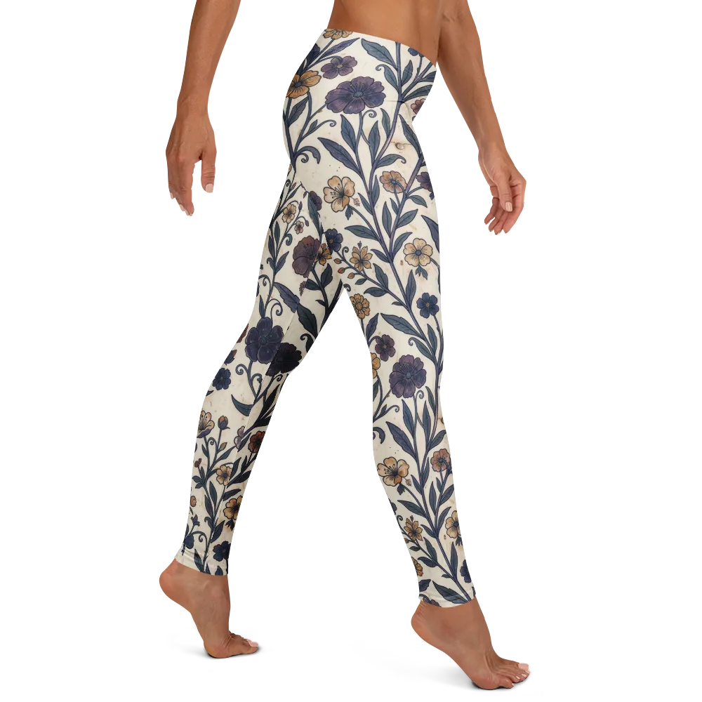 Dusk Garden on Leggings — Right