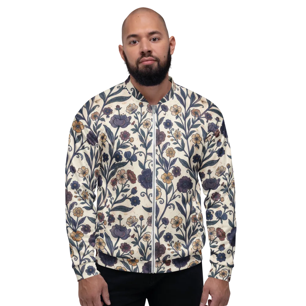 Dusk Garden on Bomber Jacket — Front