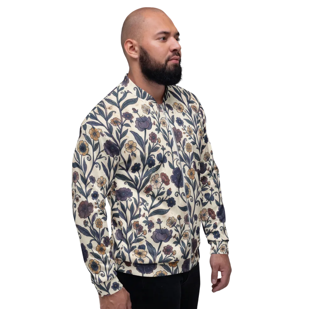 Dusk Garden on Bomber Jacket — Right