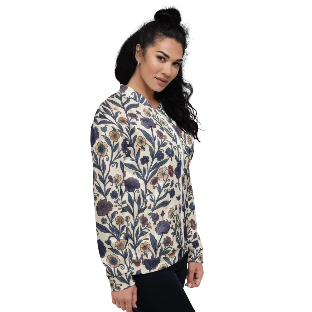 Dusk Garden on Bomber Jacket — Right