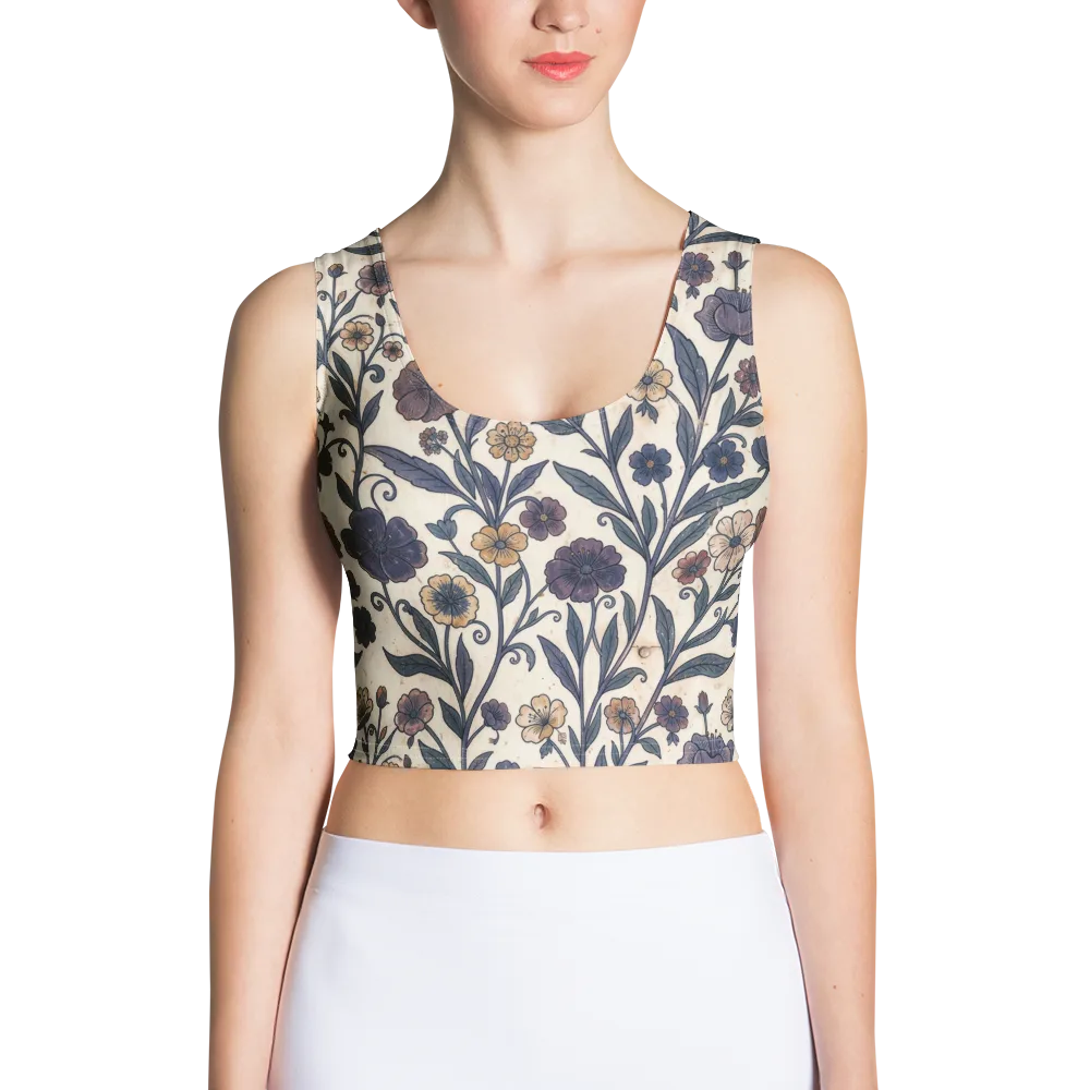 Dusk Garden on Crop Top — Front