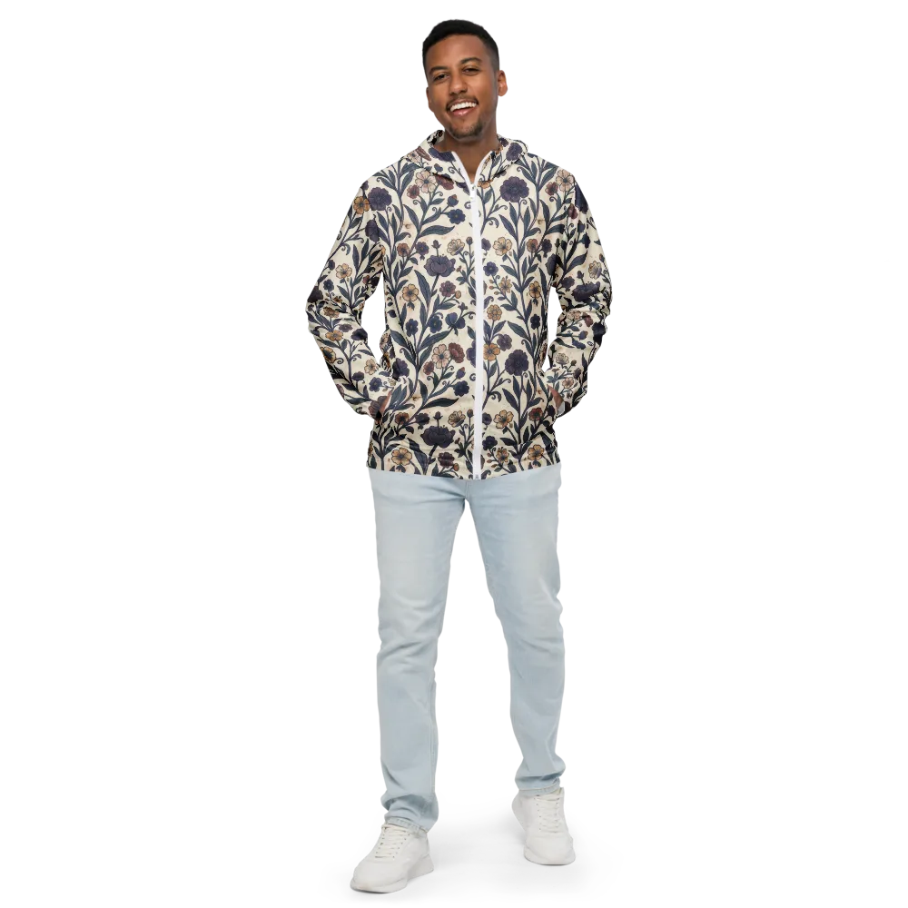 Dusk Garden on Men's Windbreaker — Front
