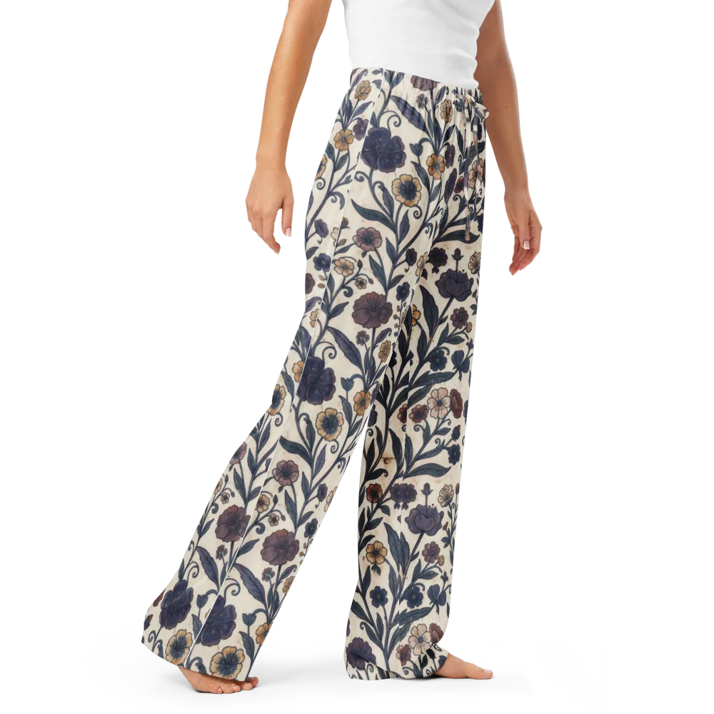 Dusk Garden on Women's Pajama Pants — Right Front