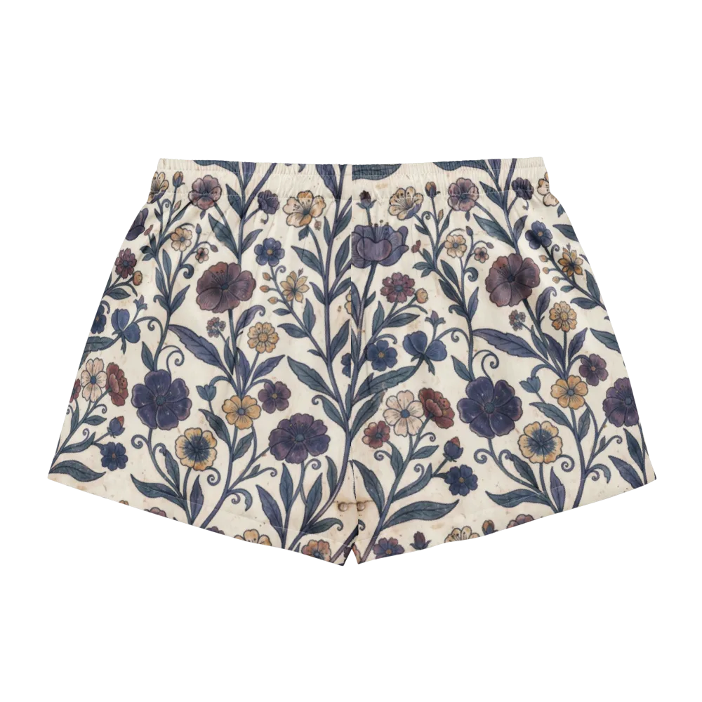 Dusk Garden on Women's Pajama Shorts — Back