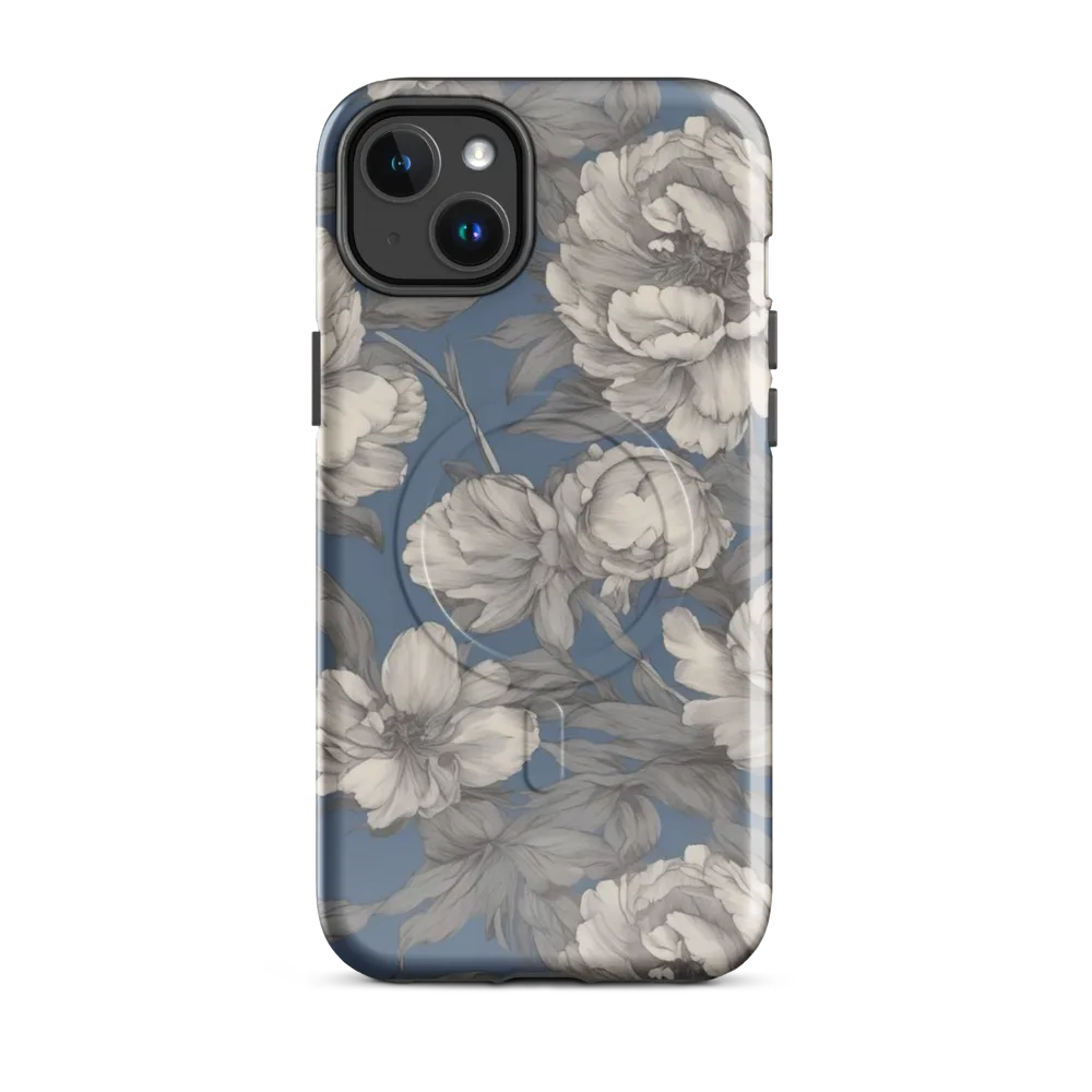Blue Garden Reverie on MagSafe Tough Case for iPhone® — Front