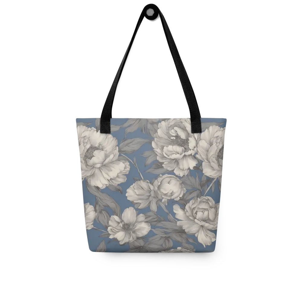 Blue Garden Reverie on Tote Bag — Front