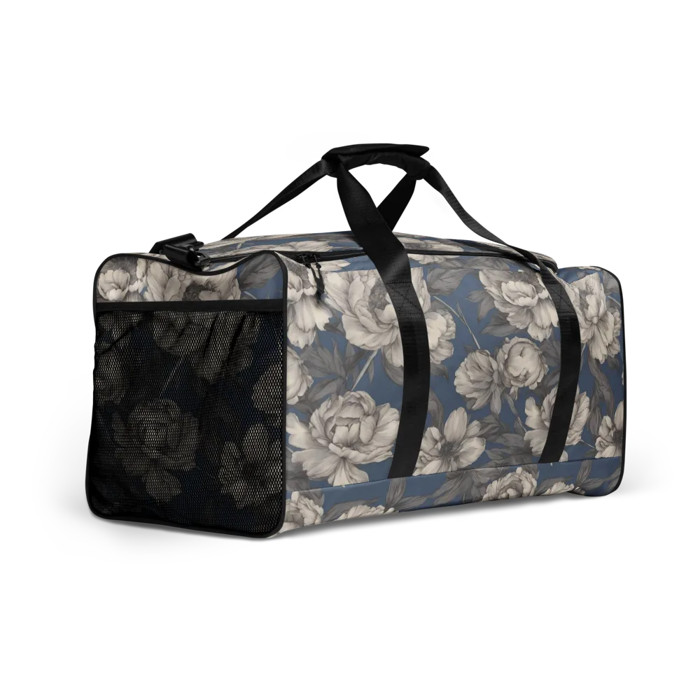 Blue Garden Reverie on Duffle Bag — Right Front
