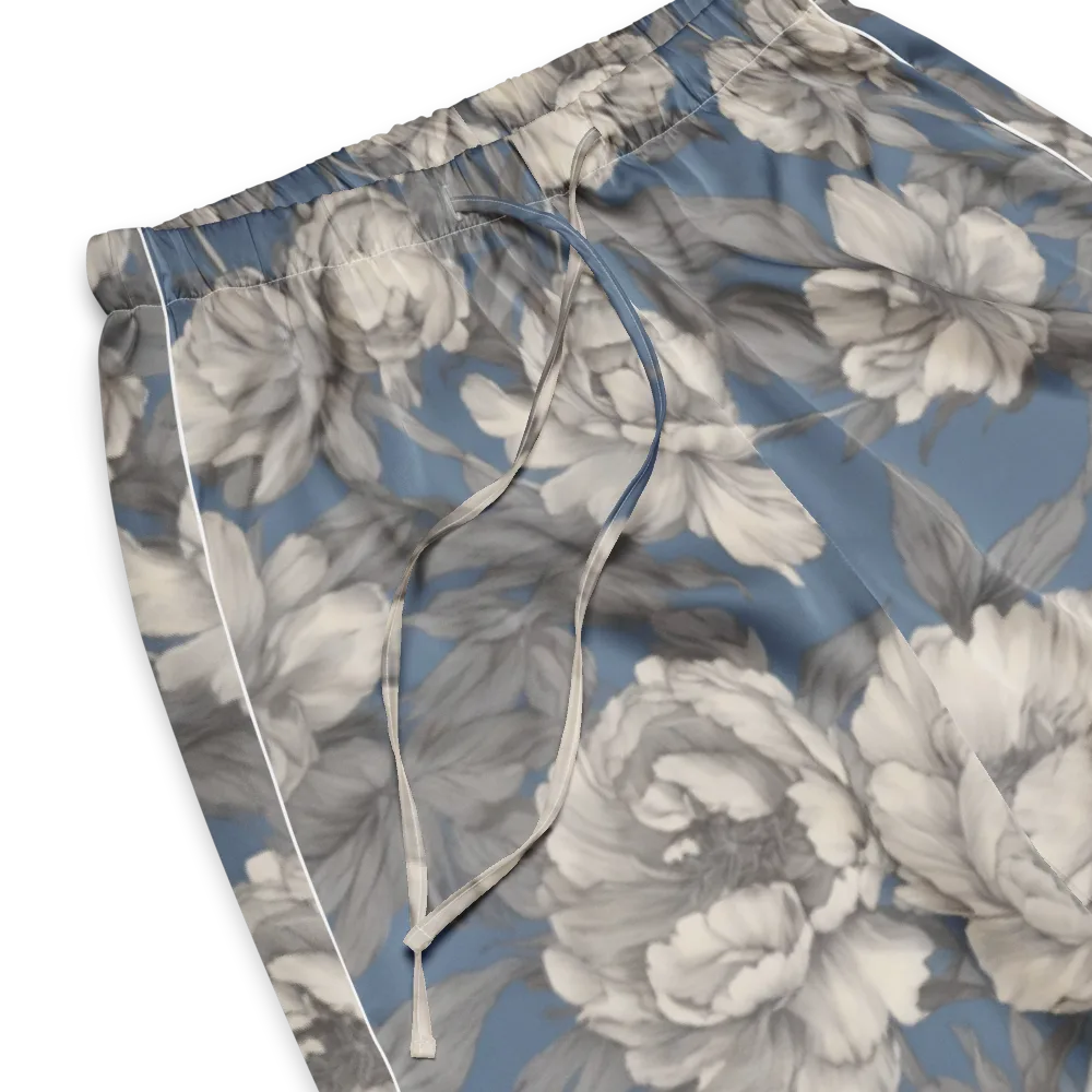 Blue Garden Reverie on Women's Pajama Pants — Product details