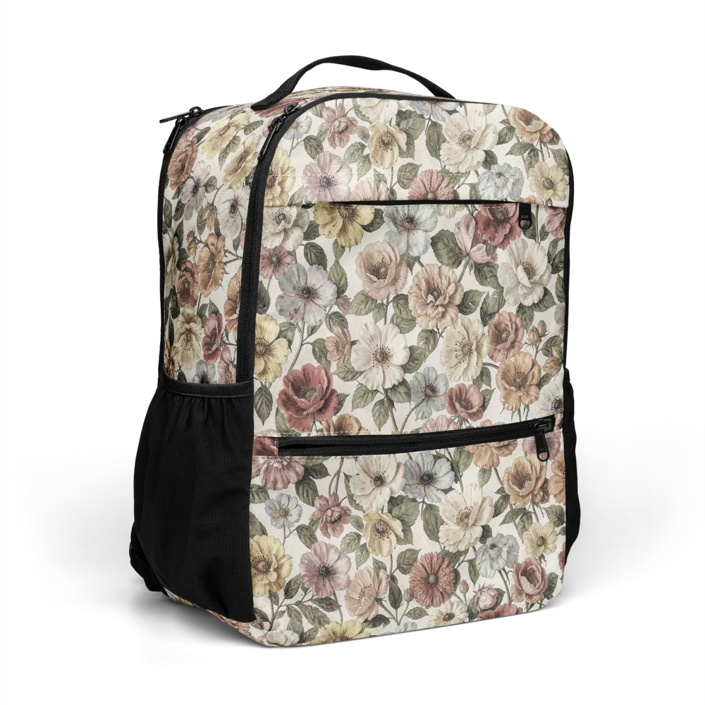 Heirloom Garden on Utility Backpack — Right Front