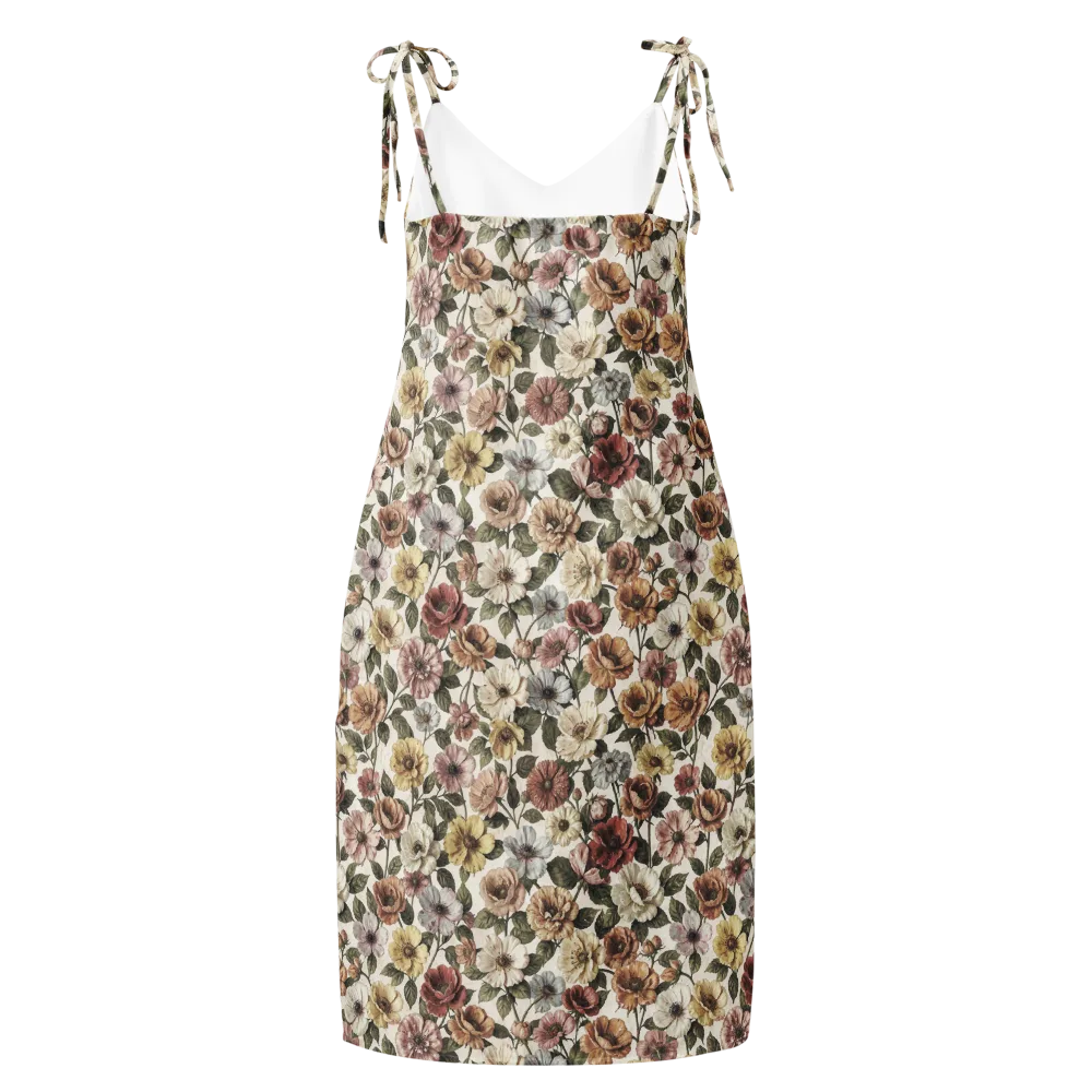 Heirloom Garden on Slip Dress — Back