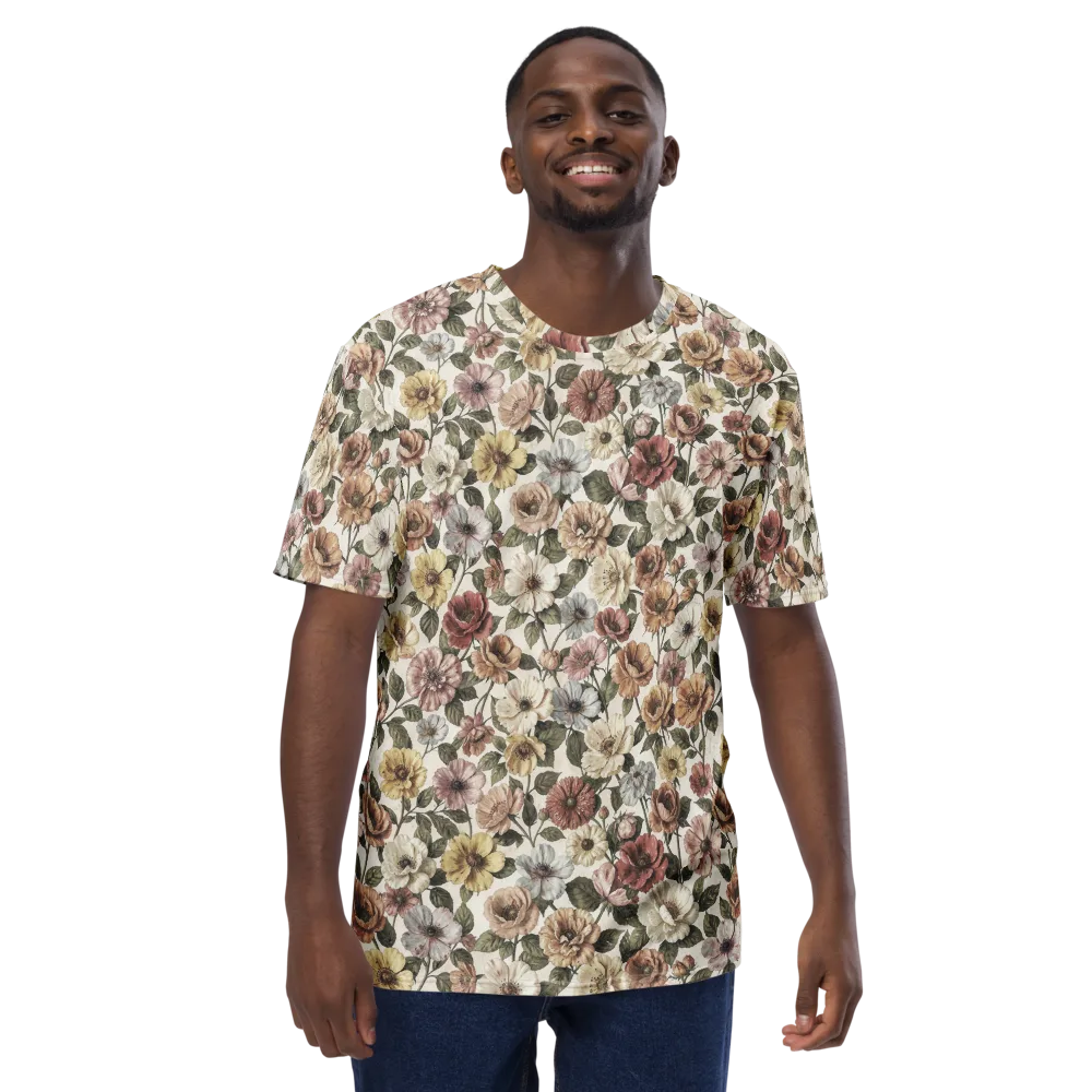 Heirloom Garden on Men's Crew Neck T-Shirt — Front
