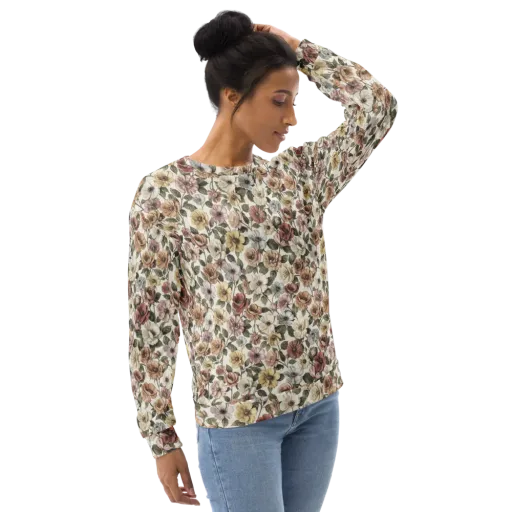 Heirloom Garden on a Sweatshirt