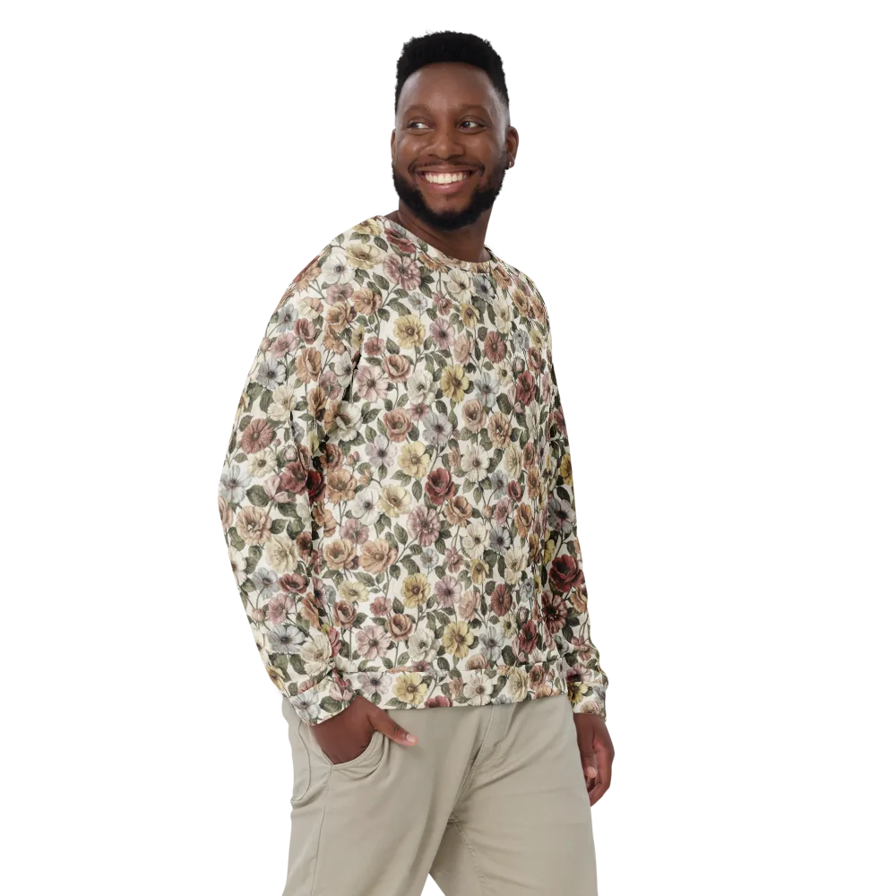 Heirloom Garden on Sweatshirt — Front