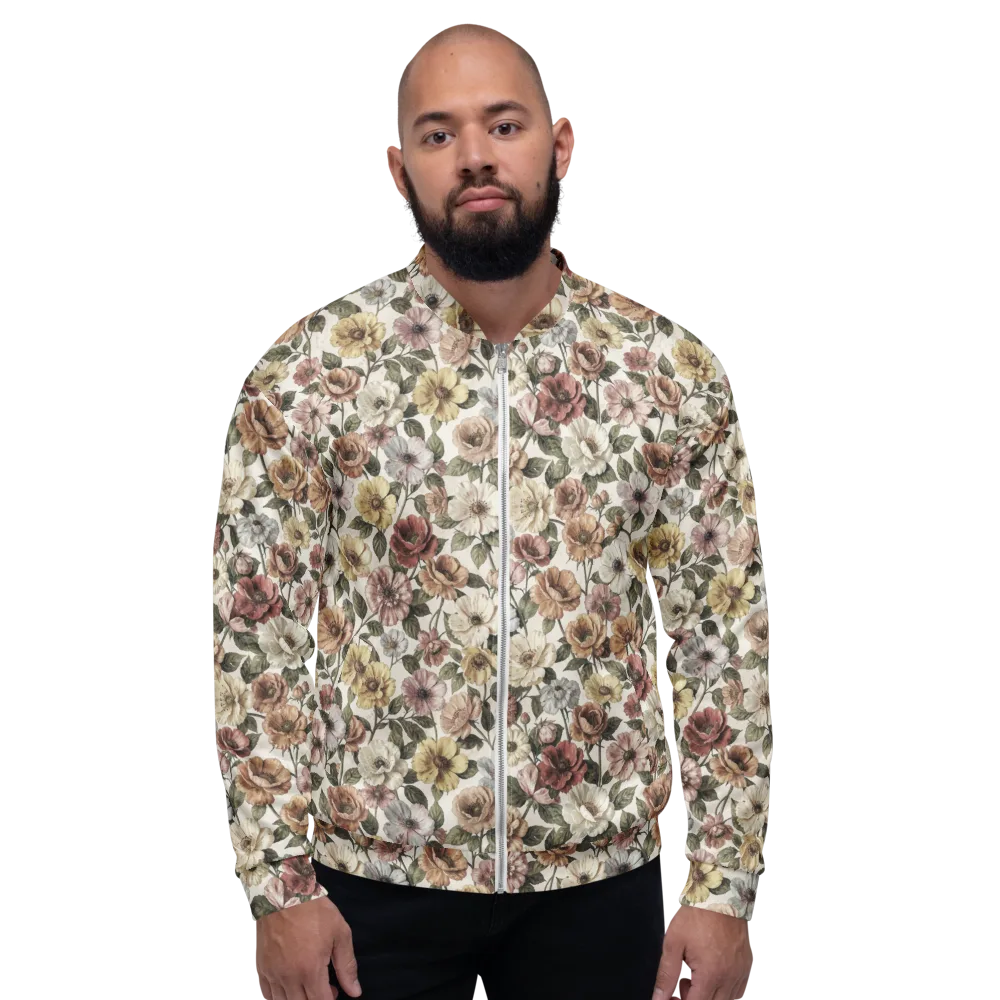Heirloom Garden on Bomber Jacket — Front