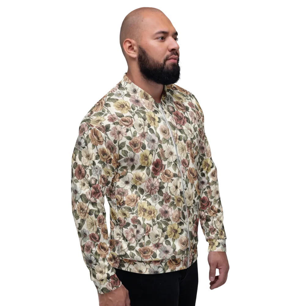 Heirloom Garden on Bomber Jacket — Right