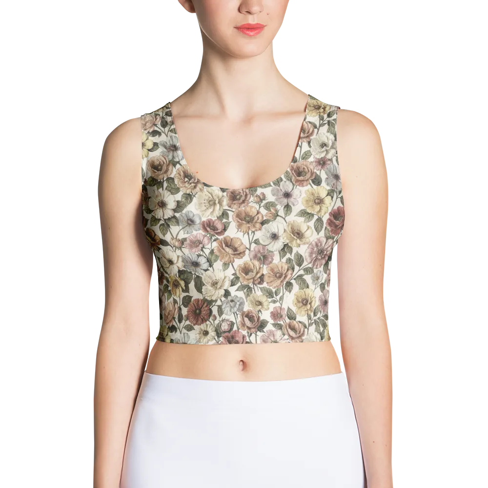 Heirloom Garden on Crop Top — Front