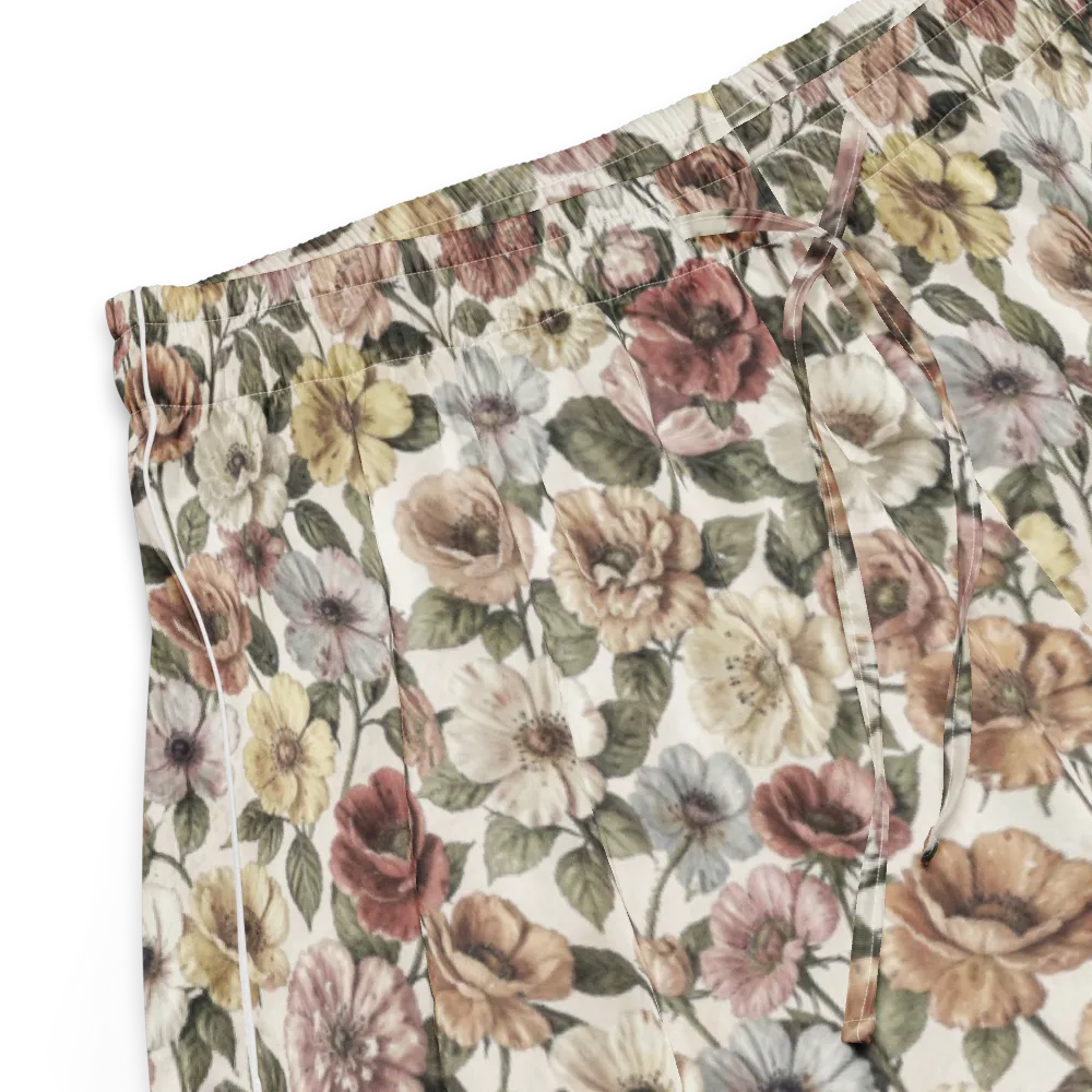 Heirloom Garden on Women's Pajama Shorts — Product details